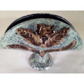 Glazed Decorative Pottery Serviette Holder
