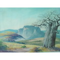 Vintage Landscape Painting  - Please See Description