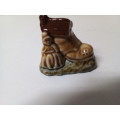 Wade England Old Lady & Shoe Ornament