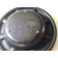 1965 `K` Line Ship Solid Metal Ashtray with Inscription