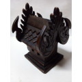 Small Carved Wooden Oriental Style Building