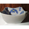 Vintage Blue & White `Victoria` Ironstone Bowl