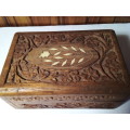 Decorative Carved Wooden Box