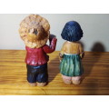 Pair of Small Koreart Figurines