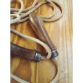 Vintage Wood, Metal Skipping Rope