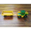 Matchbox Tractor and Trailer