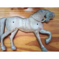 Two Metal Horse Shaped Ornaments