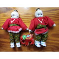 Two Small Oriental Porcelain Dolls