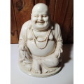 Solid Detailed Ivory Tone Budha