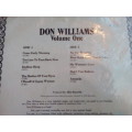 1973 Don Williams Volume One Vinyl LP