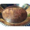 Engraved Brass Bowl - Ideal for Pot Plant or Other Usage