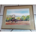 Framed Dawn Pearse Watercolour Painting or Print