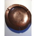 De Klerk Original `Springbok Radio` Endorsed Copperware Ashtray