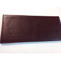 Old Leather Type Standard Bank Cheque Book Holder