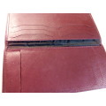 Old Leather Type Standard Bank Cheque Book Holder