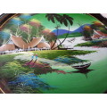 Artistic Plate from Thailand with Plate Protector