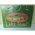 Lake Trout Wall Hanging Sign