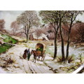 Wood & Sons `Landscape in Winter` Plate (SP002)