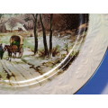 Wood & Sons `Landscape in Winter` Plate (SP002)