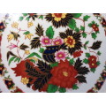 Bright Hand Painted Oriental Plate (SP008)