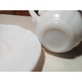 Arcopal France Milk White Small Cup & Saucer (SP037)