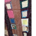 Woollen Croquered Blanket (SP072)