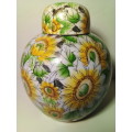 Delightful Floral Design Ginger Jar (SP186)