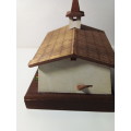 Vintage Musical Wooden Church Model from Switzerland