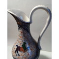 Handpainted Decorative Jug From Portugal