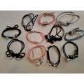 12 x Hair Elastics with Decorative Attachments