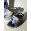 Set of Three Blue & White Random Shoe Ornaments