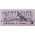 5 Dollar Canada 1986 Banknote UNC