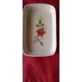 Vintage Rare White with Flowers Ironstone/Corningware SAA Serving Plate