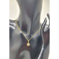 9ct Yellow Gold Chain with 9ct Yellow Gold Pendant