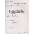 Herschelle a Biography sigend by Colin Bryden see two scans for full picture condition is good