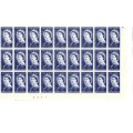 SACC 142 SA Union QE2 MNH single sheet scanned in two parts