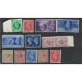 Great Britain odments from KGV1  almost all  MNH odd single hinged three scans