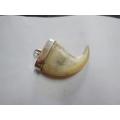 WOW!! LARGE VINTAGE STERLING SILVER & LION CLAW PENDANT 4,6g WOW!!