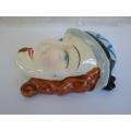 WOW!! VINTAGE PORCELAIN WALL FACE MASK CIRCA 1930's