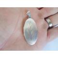 WOW!! LARGE VINTAGE STERLING SILVER LOCKET PENDANT  10,7g WOW!!