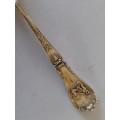 Rare!! 1903 Birmingham silver May month Gemini star sign spoon 12,4g wow!!