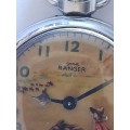 Rare!! Vintage Smiths Ranger pocket watch with seconds moving cowboy Wow!!