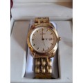 Wow!! Búren gold plated quartz watch with original box 100% working!!