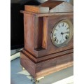 Lovely!! Antique Ansonia mantle clock working with key!!