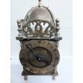 Wow!! Vintage Smiths brass mechanical lantern clock working!!