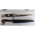 Rare post WW2 German Rehwappen solingen scout youth dagger What a find!!