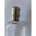 Gorgeous 19th century dutch silver topped perfume bottle circa 1880`s