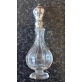 Stunning 19th century dut h silver topped perfume bottle circa 1880`s