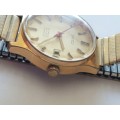 Rare!! Vintage glod plated Lanco 25 jewel automatic wrist watch 100% working!!