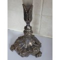 Amazing victorian pewter and glass epergne circa 1880`s wow!!